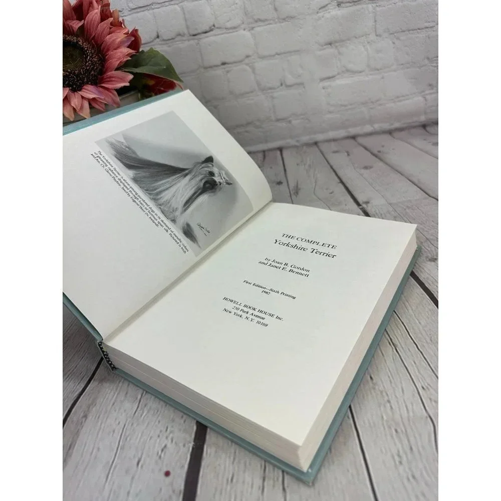 vintage 1982 the complete yorkkshire terrier book yorkie